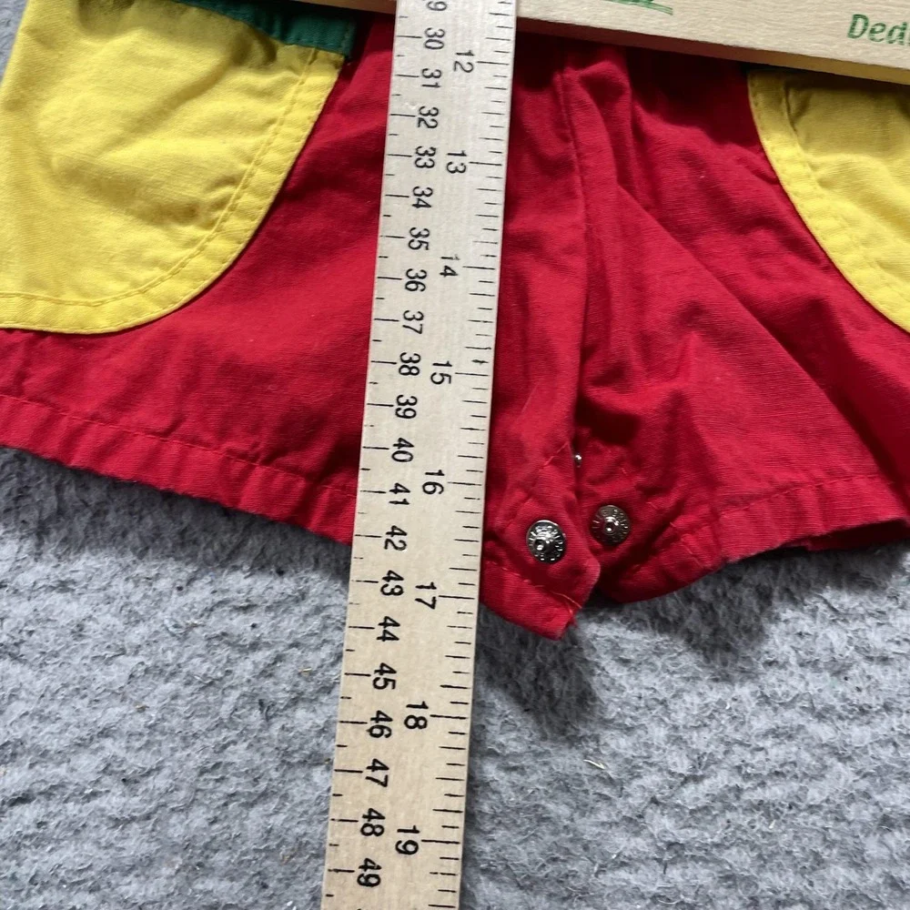 VTG 80s OshKosh B'gosh Bib Overalls Infant Boys 6-9M Multicolor Colorblock USA